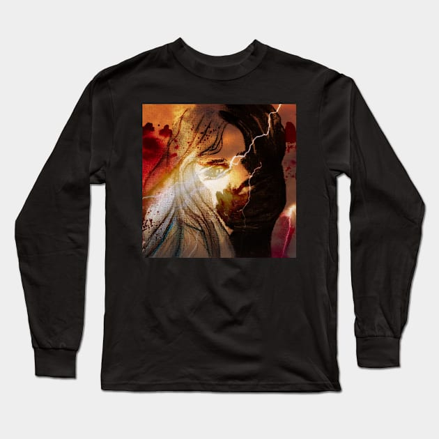 Fear Long Sleeve T-Shirt by teenamarie23art